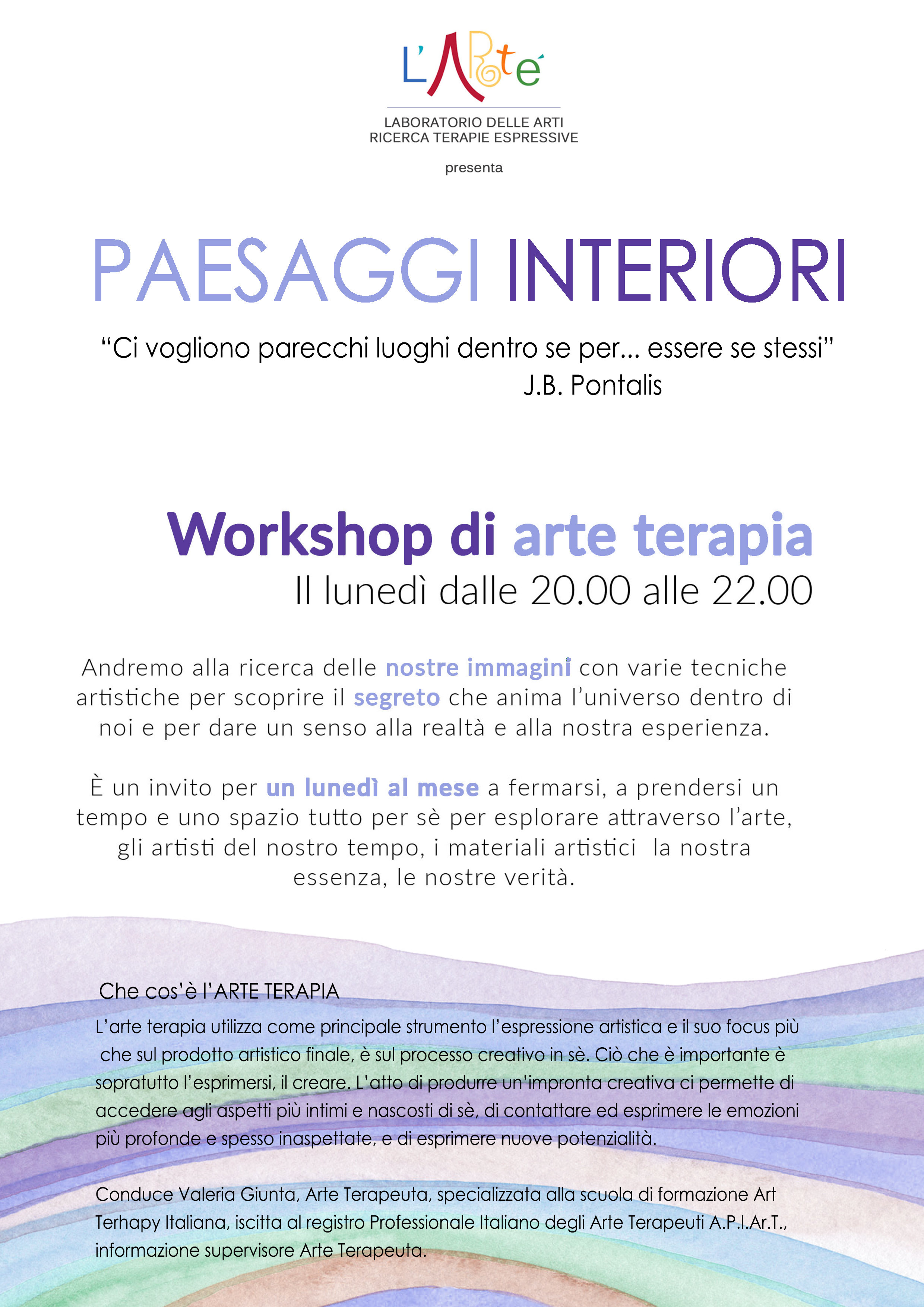 Paesaggi interiori Arte terapia Artè 01