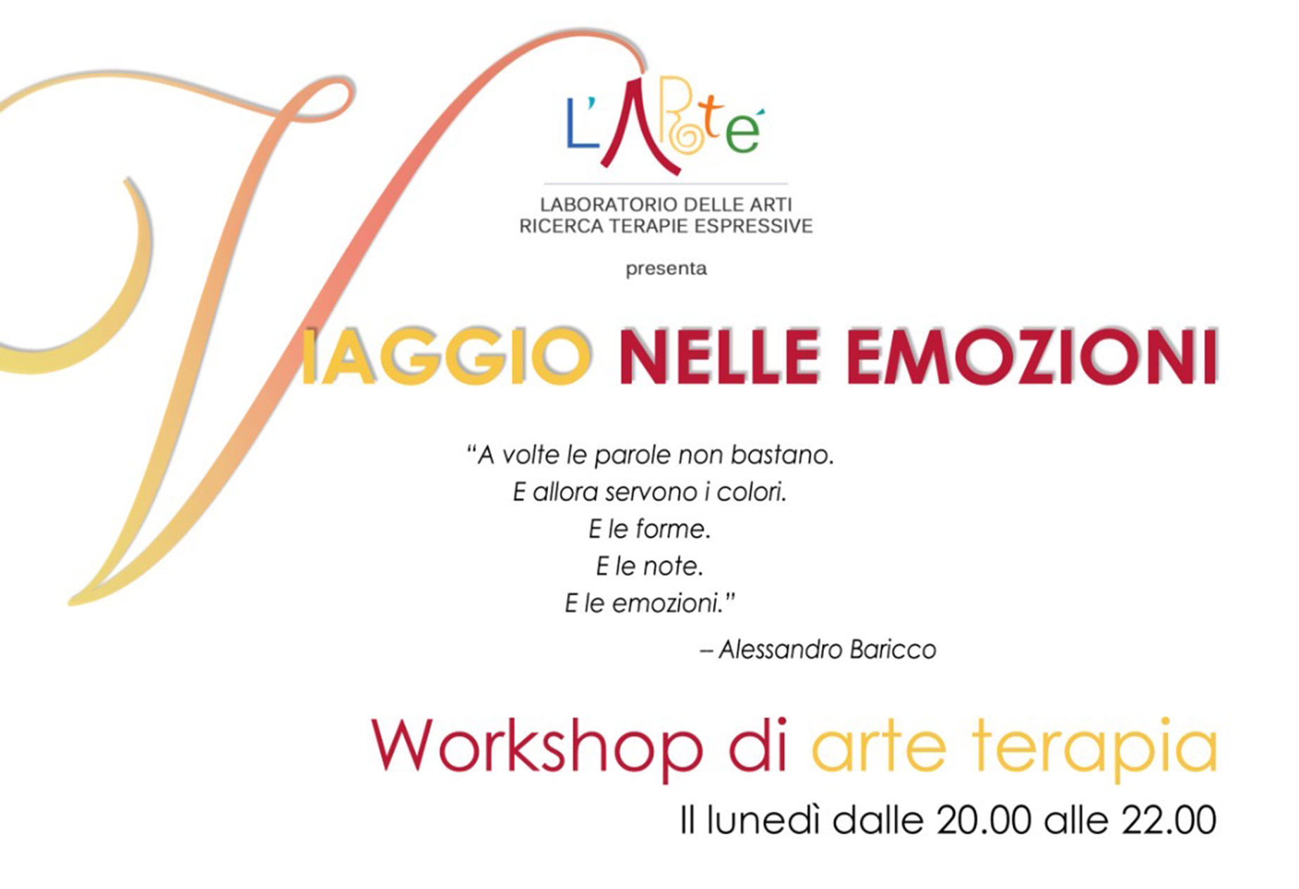 Header Viaggio Nelle Emozioni – Laboratorio Arte Terapia