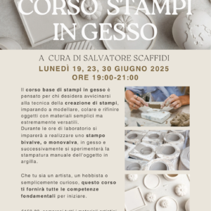 Corso Stampi In Gesso
